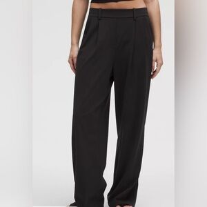 lululemon athletica Wide Leg Black Pants